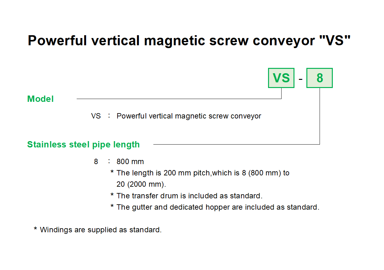 Magnetic Screw Conveyor SCC/SC/VS Thumbnail